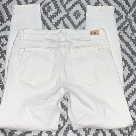 PAIGE White Distressed Women Jeans - Picture 3 of 7